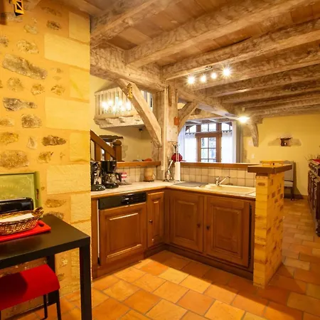 Maison De Charme Avec Terrasse, 3 Chambres, Au Pied Du Chateau De Biron, Proche Monpazier - Fr-1-616-134 Feriehus